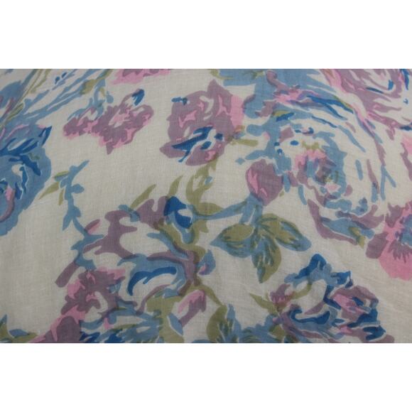 Aratta Silent Journey Scarf Floral Embroidered Tassel 40" Square - Picture 4 of 12